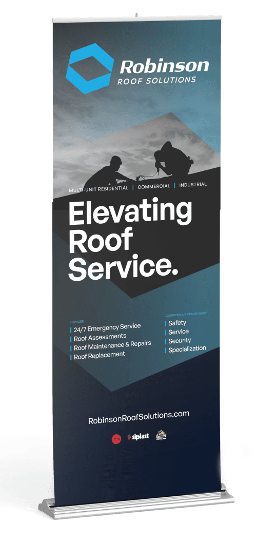 The REX Agency | Robinson Roof Solutions - Robinson_Banner_O8G7D31 1